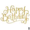 Happy Birthday Candle Party Cake Topper Supplies Decoration GOLD &SILVER SET