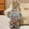 Cute Glutinous Rice Elephant Plush Pendant Doll New Keychain Bag Charm Soft Stuffed Animal Toy