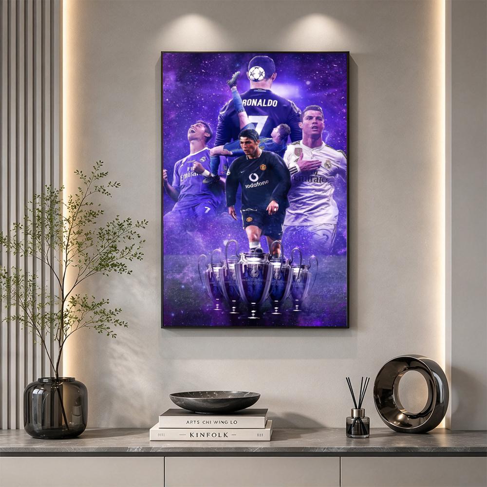 Cristiano Ronaldo Diamond Painting Round Diamond Mosaic Rhinestones Diamond Embroidery Craft Kit Wall Decor Without Frame