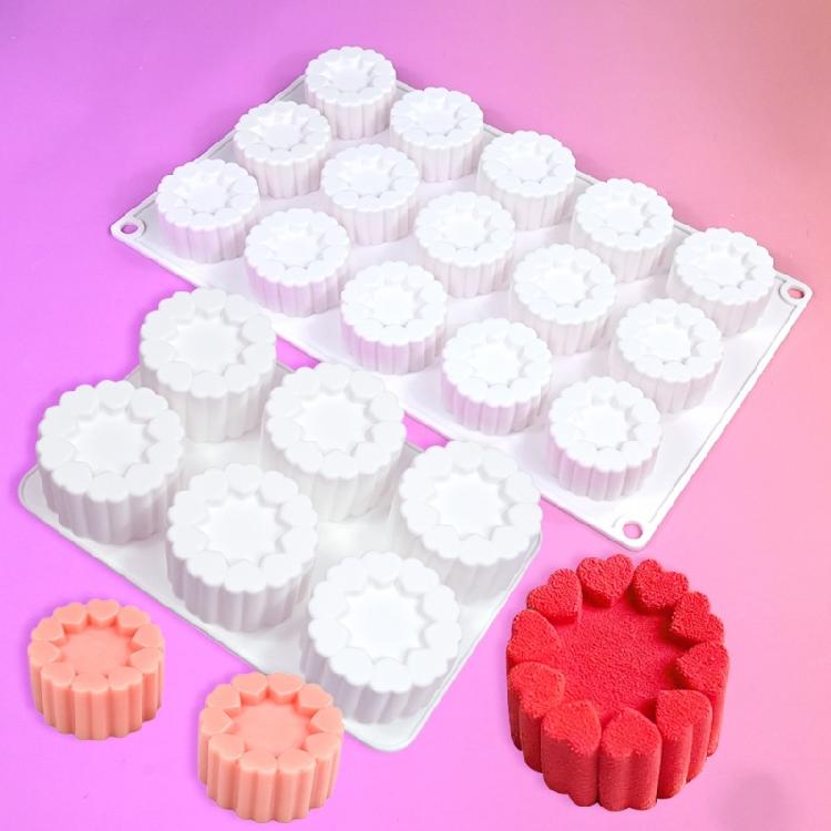 Nonstick Heart Silicone Molds Home Baking Accessories For Funny Mousses Cakes And Kitchen Projects With Lover