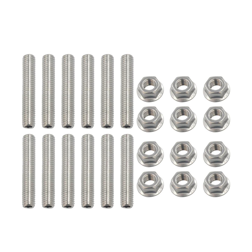 LS1 HEADER STUD KIT BOLTS STAINLESS STEEL Replacement for LSX LS2 LS3 LS6 LS7 4.8 5.3 6.0 6.2L