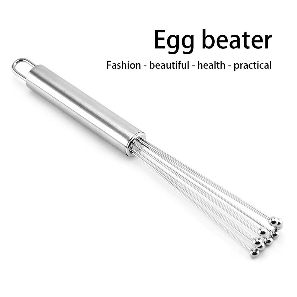 Eggs Whisk Eggs Beater Ball Mixer Hand Mixer Cooking  Sainless Steel 10/12 Inch