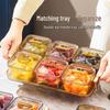 CAIZHI Divided Fruit & Snack Serving Platter with Lid