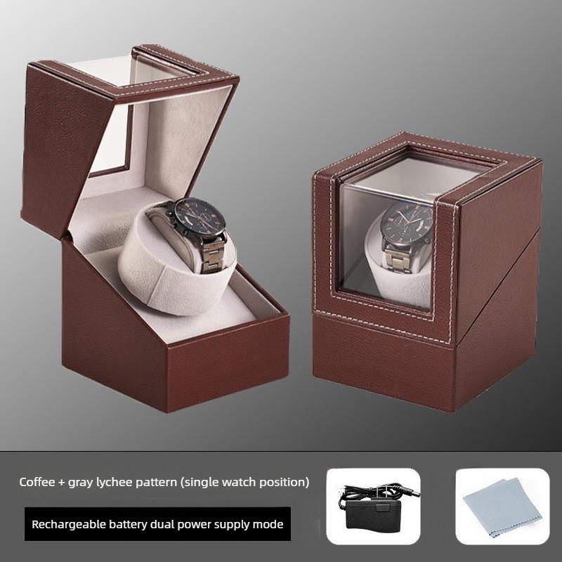 Five Gear Adjustment Watch Storage Box Mechanical Watch  Automatic Winding Watch Box Single Head Electric Watch Winder