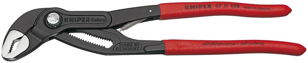 KNIPEX Cobramatic Water Pump 25 Adjustment Total Length Pliers, Levels, 250mm, 8711-250SB