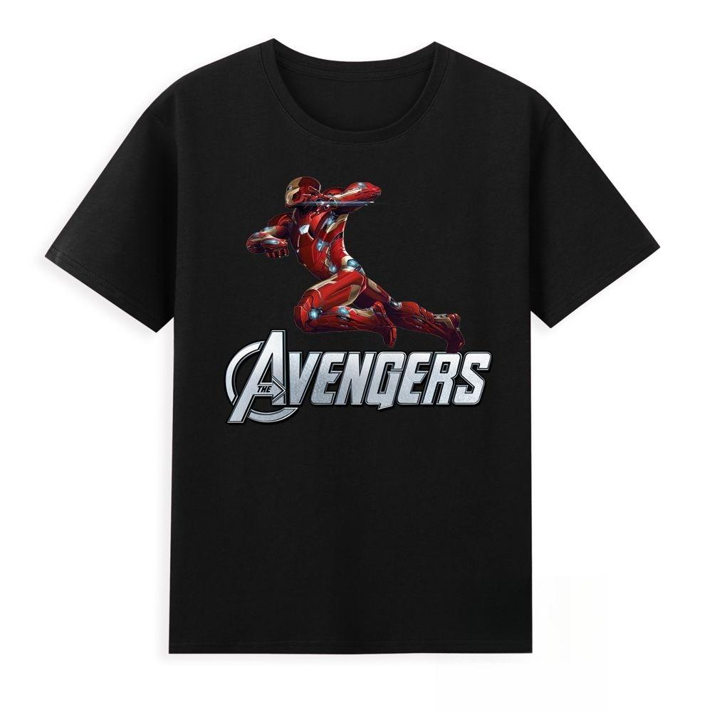 Γνήσιο Υψηλής ποιότητας Νέο The Avengers Avengers Iron Man Μπλουζάκι με στάμπα Καθημερινό Ανδρικό και Γυναικείο Κοντομάνικο Μπουφάν