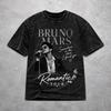 Herren Damen Bruno Mars Romantic Tour 2026 T-Shirt Grafisch Bedruckt Gewaschene Baumwolle Mode T-Shirts
