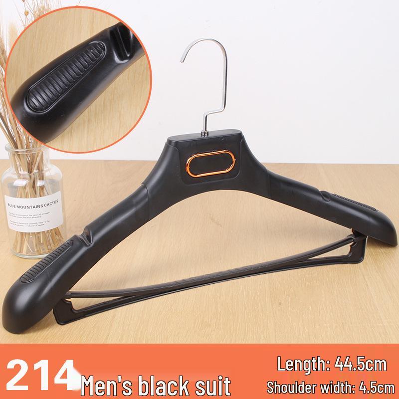 Набор широких плечиков и вешалок для пальто для стоек для одежды - Пластиковый дизайн без следов Wholesale