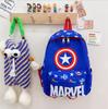 Mario Stitch Batman Backpack Oxford School Bag Handbag Student Kids Gift