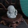 Cute Dolls Buddha Statue Serviceable Desktop Cculpture Little Monk Figurine  Fireplace