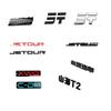 Jetour Traveler ShanHai T2 Hood & Rear Tire Emblem Sticker Accessories
