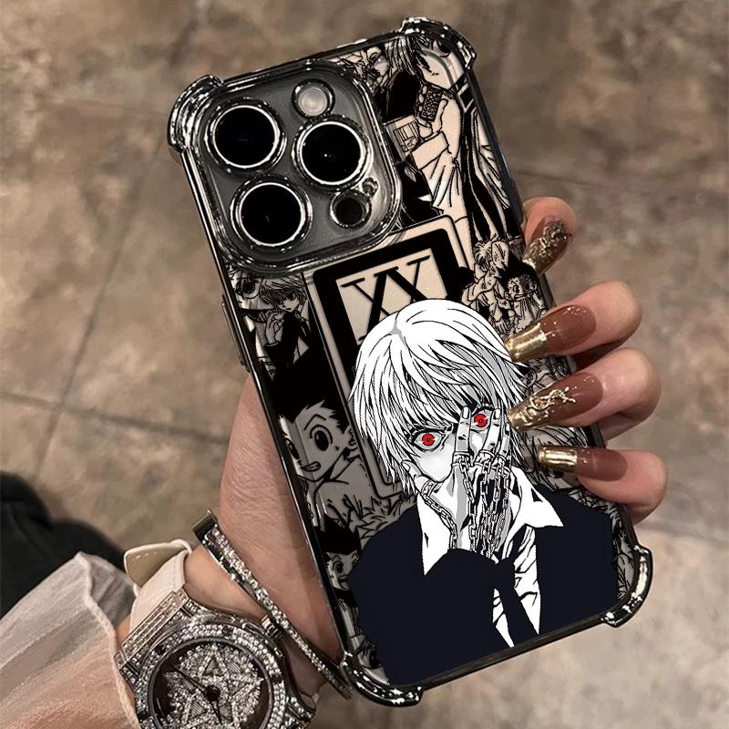 

Anime Killua Hunter X Hunter Plating Phone Case For Samsung S26 S25 S24 S23 S22 S21 S20 FE Note20 Edge Plus Ultra 4G 5G Anti Samsung S26 5G