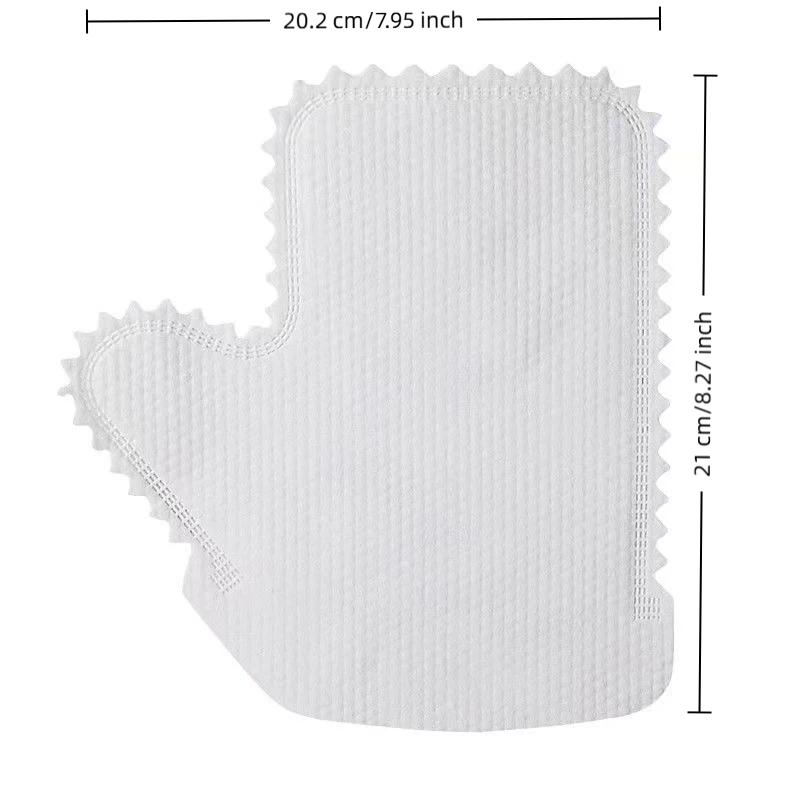 

New 100pcs Microfiber Dust Removal Gloves Versatile Wet Dry Disposable Cloth Gloves For Kitchen Car Home Cleaning белый