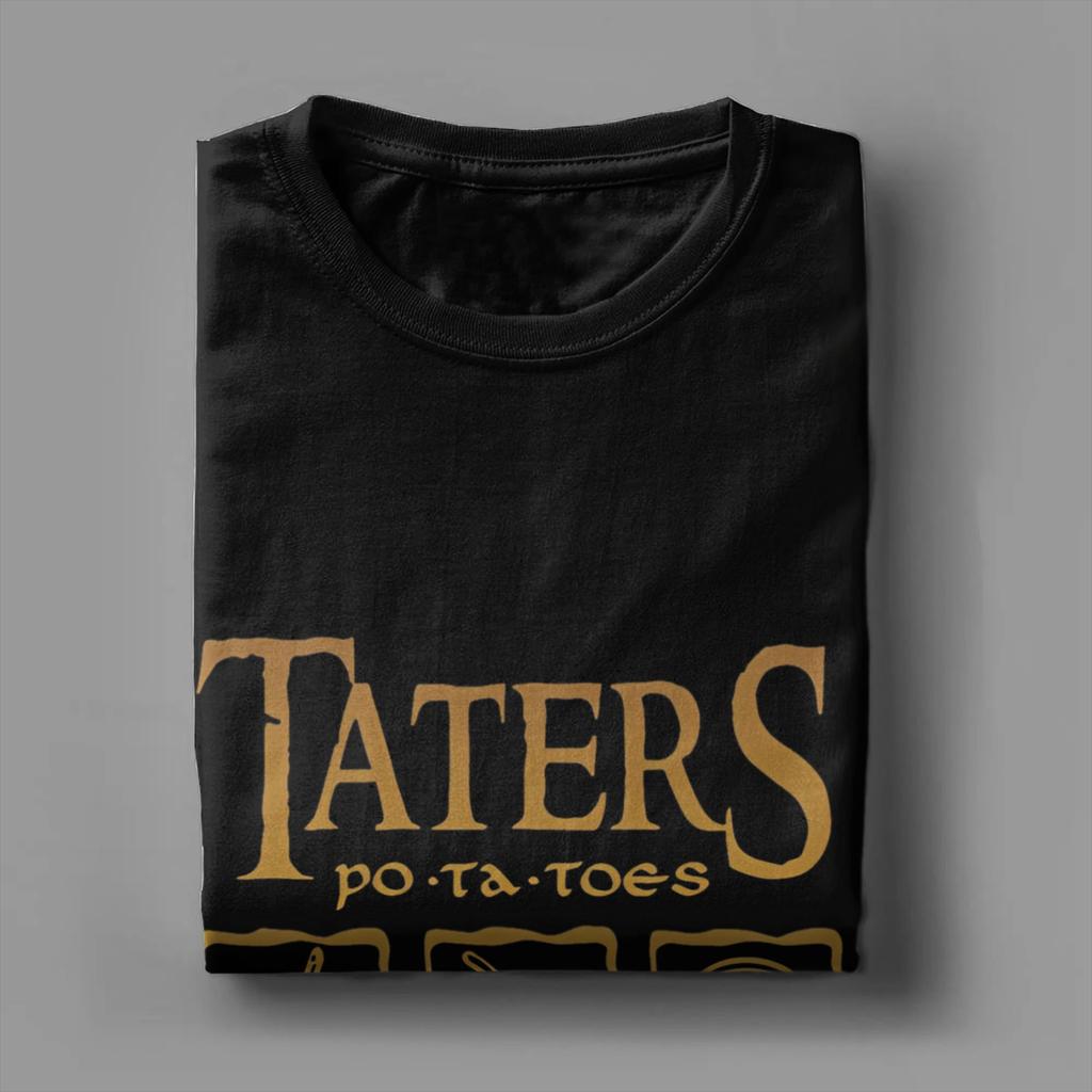 L-Lords Of The R-Rings T Shirt Summer Taters Potatoes Cotton T-Shirts For Men's Trending Pattern Tshirt Short-Sleeve Tees