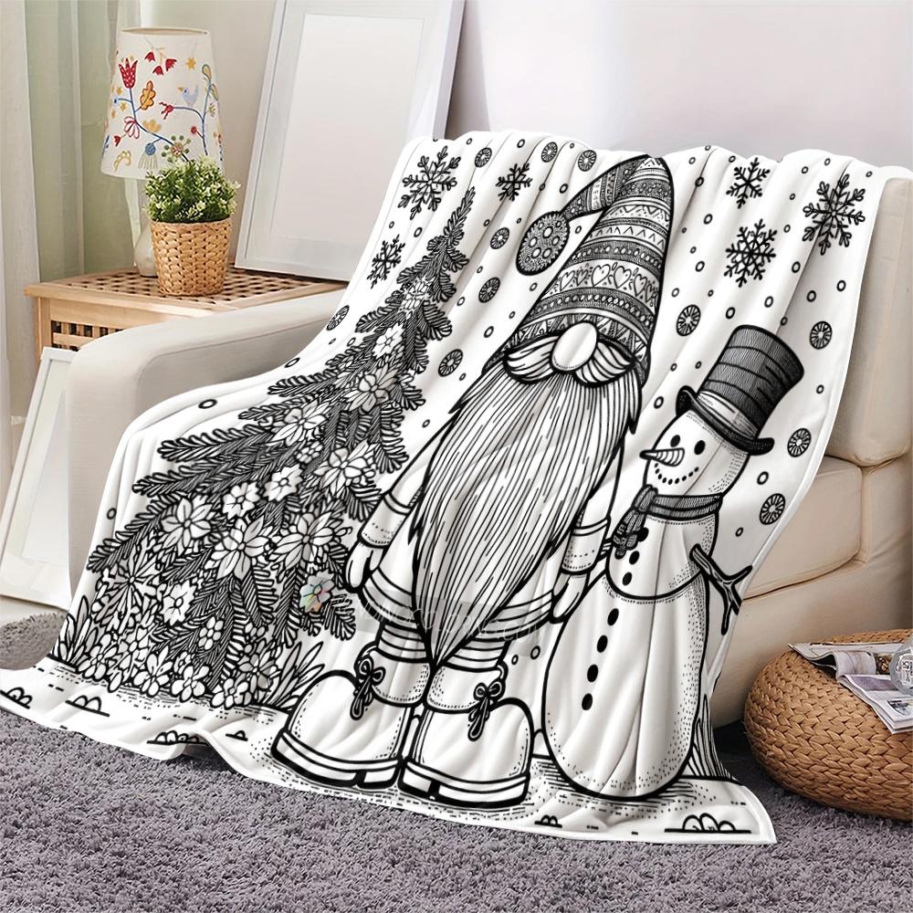 Ziemas rūķis un sniegavīrs DIY krāsojamais