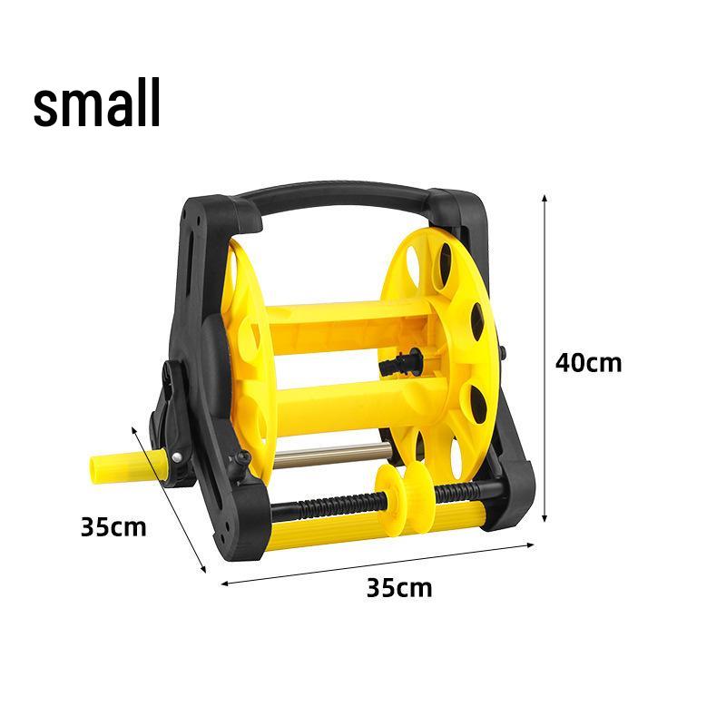 Portable Hose Pipe Storage Rack with High-Pressure Water Gun for Car Washing and Watering