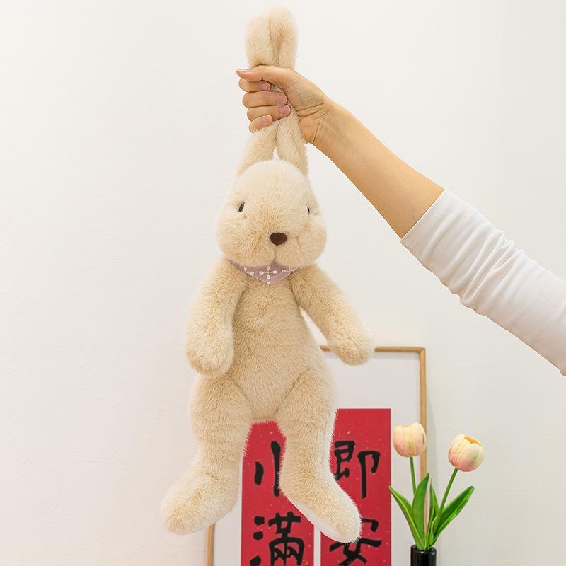 Plush Rabbit Doll - Comforting Toy for Kids, Hand-held Baby Sleep Aid, Perfect Birthday Gift for Children