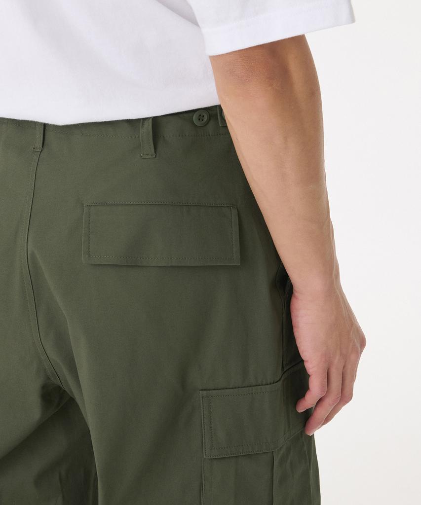 MUSINSA STANDARD Cotton Wide Side Zipper Cargo Pants [Khaki]