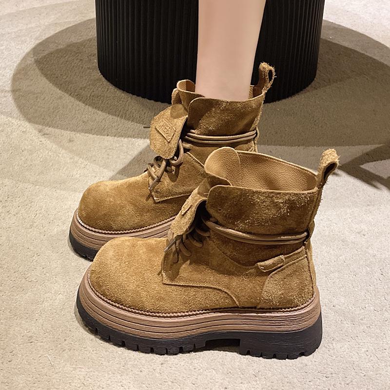 2026 Flats Platform Ankle Boots for Women Casual Fashion Sport Shoes Cozy Dress Winter Boots Designer Brand Short Botas Female