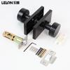 American Style Zinc Alloy Privacy Bathroom Door Lock with Spherical Handle