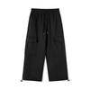 Unisex Loose Fit Drawstring Cuffed Cargo Pants