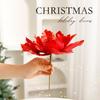 Faux Decorative Christmas Flowers For Festive Centerpieces And Tree Accessories