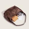 South Korean Niche Design Soft Dumpling Bag Women's Suede Retro Commuting Shoulder Cross-slung Tote