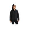 Under Armour Logo Print Zip-Up Hoodie Women Jackets Black 1371593-001