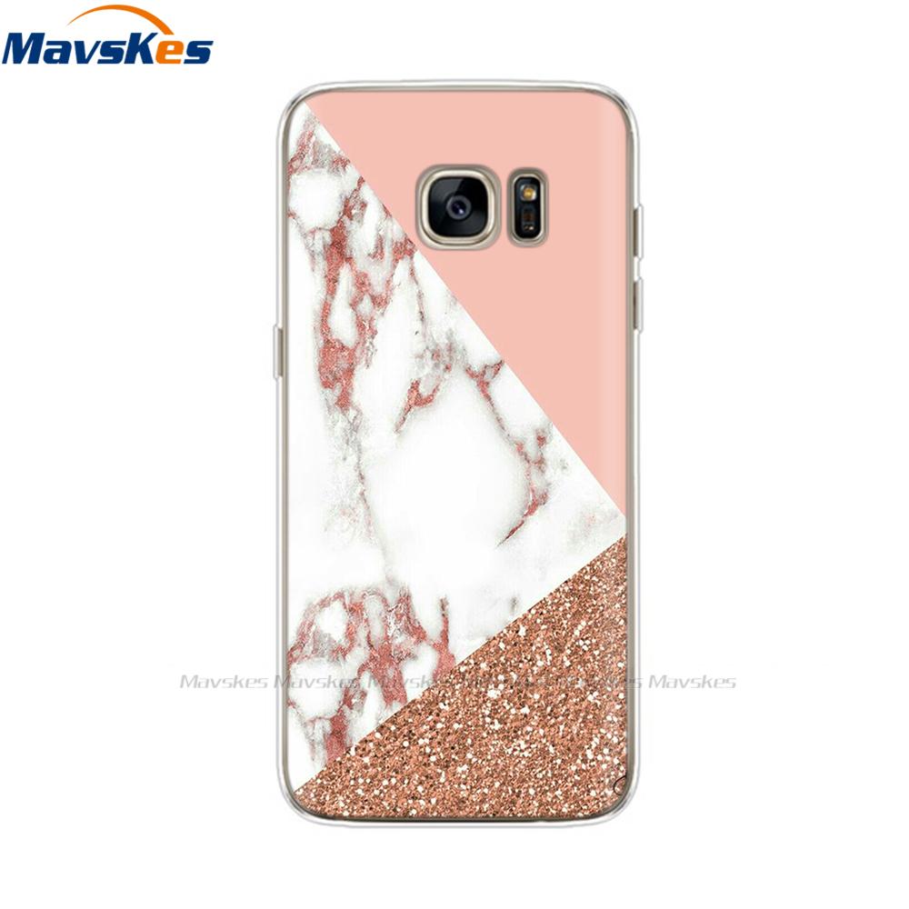 Custodia in Silicone Cartone Animato Per Samsung Galaxy S7 Custodie Cover Fiore Morbido TPU Custodia per Telefono Per Samsung S7 edge G930F G930FD G930W8 Funda