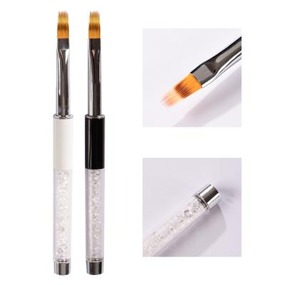 Gradient Painting Tools Rhinestone Handle Drawing UV Gel Pen DIY Manicure Nail Art Brush