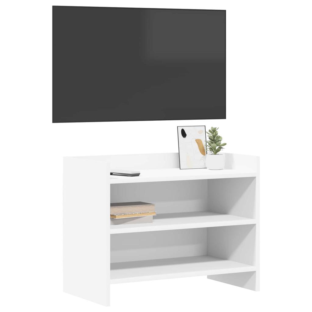 TV Stand 60 x 33 x 47 cm White Engineered Wood