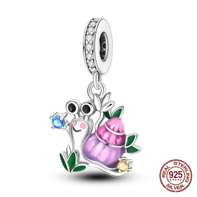 Authentic 100 copper Shell Luminous Bead Charms Crab Octopus Charm Bead Charms Compatible With Authentic Bracelets Do It Yourself Jewellery Making Wo