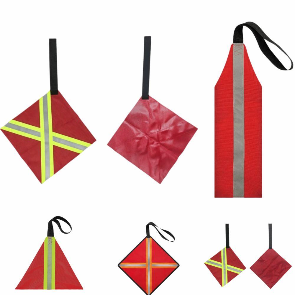 Reflective Strips Kayak Safety Flag Oxford Fabric Reflective Safety Flag Off-Road Loading