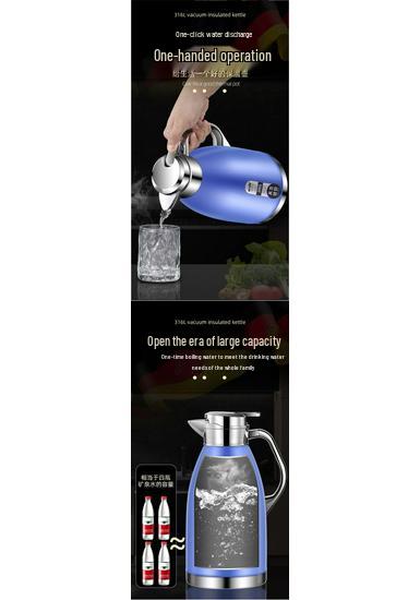 Large Capacity German Stainless Steel Thermos Flask for Home, Restaurant, or Hotel Use