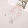 Luxury Style Cartoon Crystal Bead Phone Chain Colorful String Phone Lanyard Bag Chain Wholesale