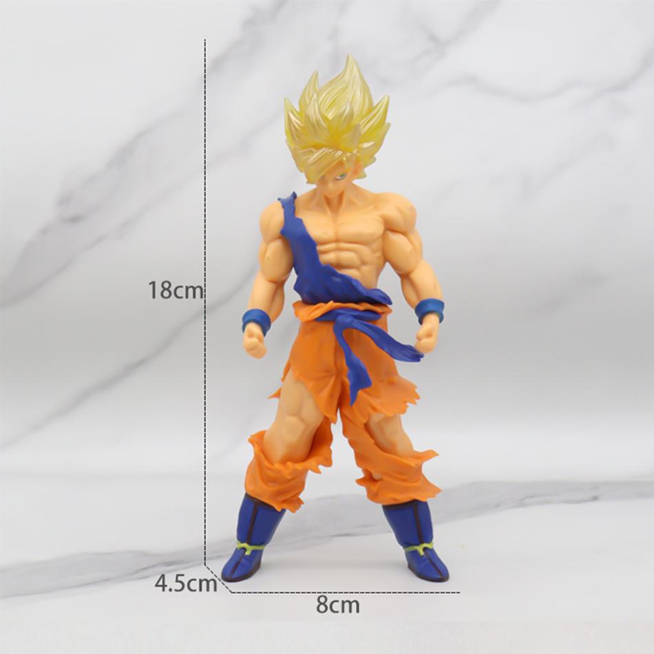 Dragon Ball Z Super Saiyan Anime Figurine Model GK Rose Goku Action Figure DBZ Gohan Figures Vegeta Statue Collection Toy Figma