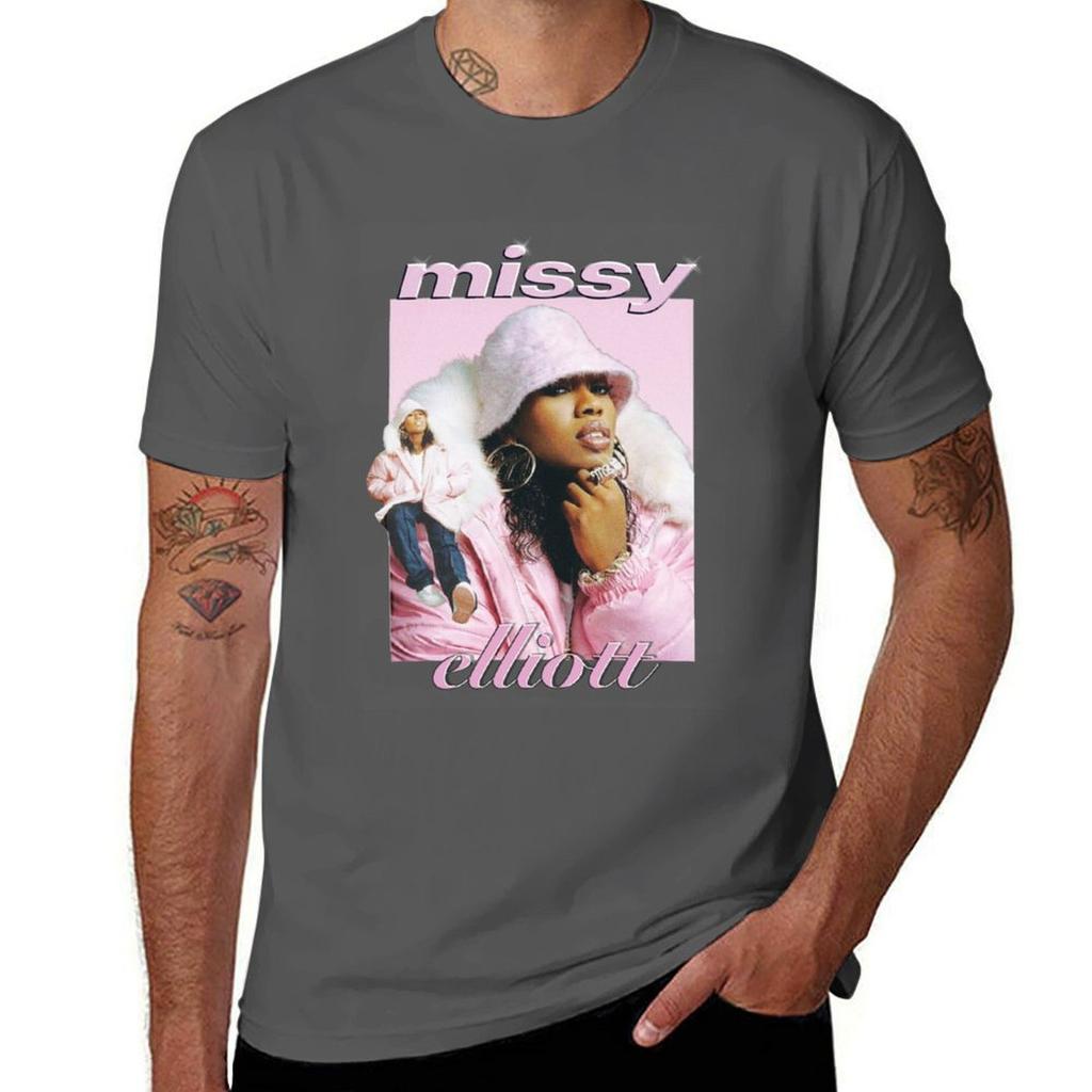 Missy Elliott Throwback Tshirt Street Fashion Casual Tee Shirt Tshirt