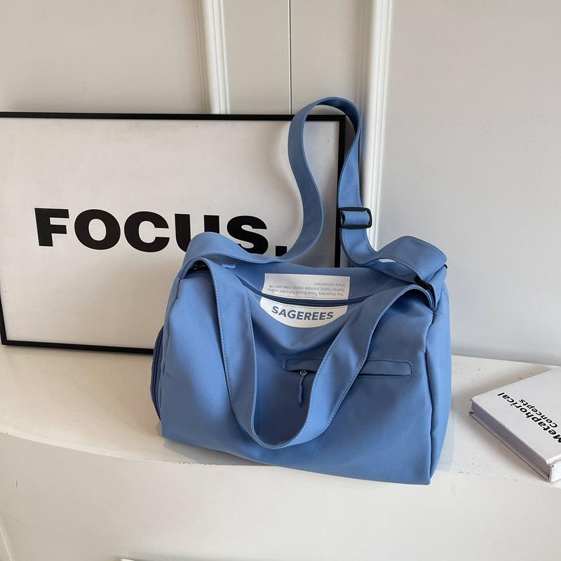 High-value casual large-capacity gym bag, Korean version of wet and dry separation travel bag, one-shoulder crossbody sports bag, yoga bag