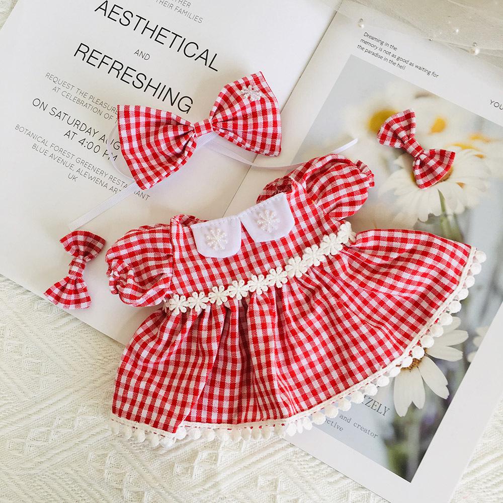 Medium 30cm Handmade Doll Clothes for Jointed Bear - S Size Belle Lulu Outfit Gift for Girls