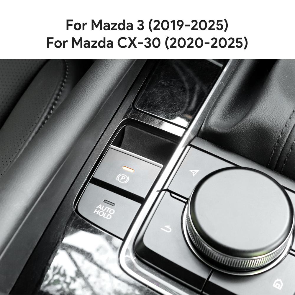 Top Suede Trim LHD RHD Sticker For Mazda 3 BP Axela CX30 CX-30 2019 2020 2025 2025 2025 2025 2025 Electronic Handbrake Groove