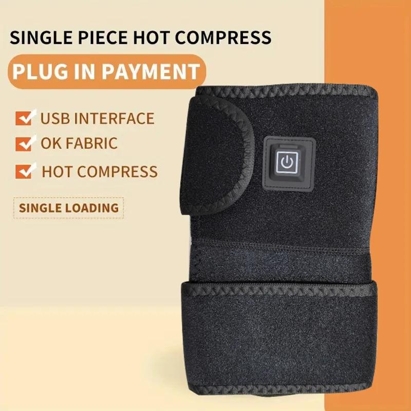 

Electric knee heating pad - A USB-powered warming knee strap, suitable for joints, with adjustable heating band, ideal for daily чёрный