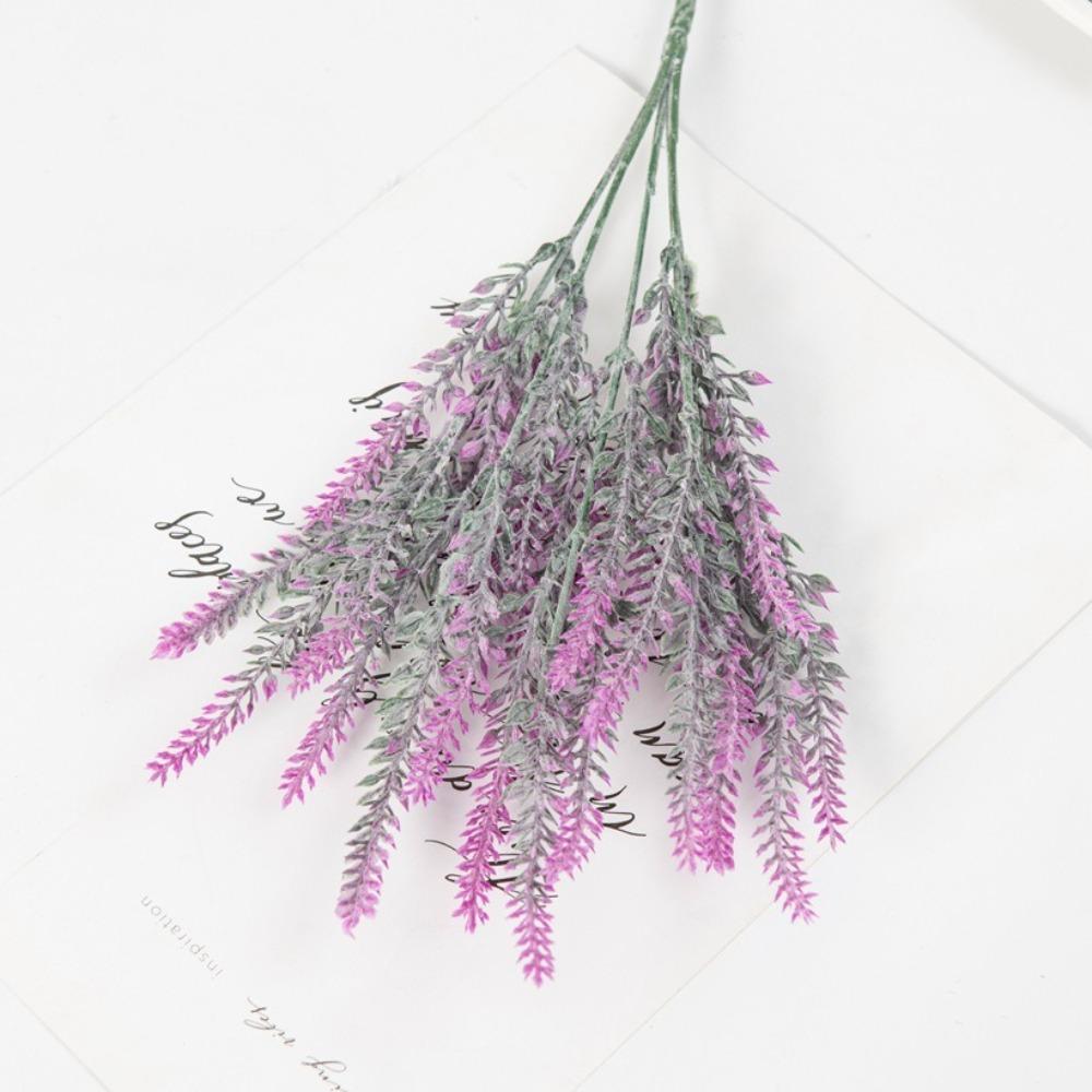 Supplies Plastic Artificial Flowers Floral Arrangement DIY Plastic Lavender Multicolor Wedding Decorative Flowers Home Table