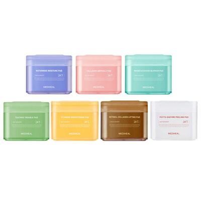 Toner Pads Collagen Madecassoside, Phyto-Enzyme, Tea Tree, Vitamide, Watermide, Retinol, Moisturizing, Korean Cosmetics, Kbeauty, Sample