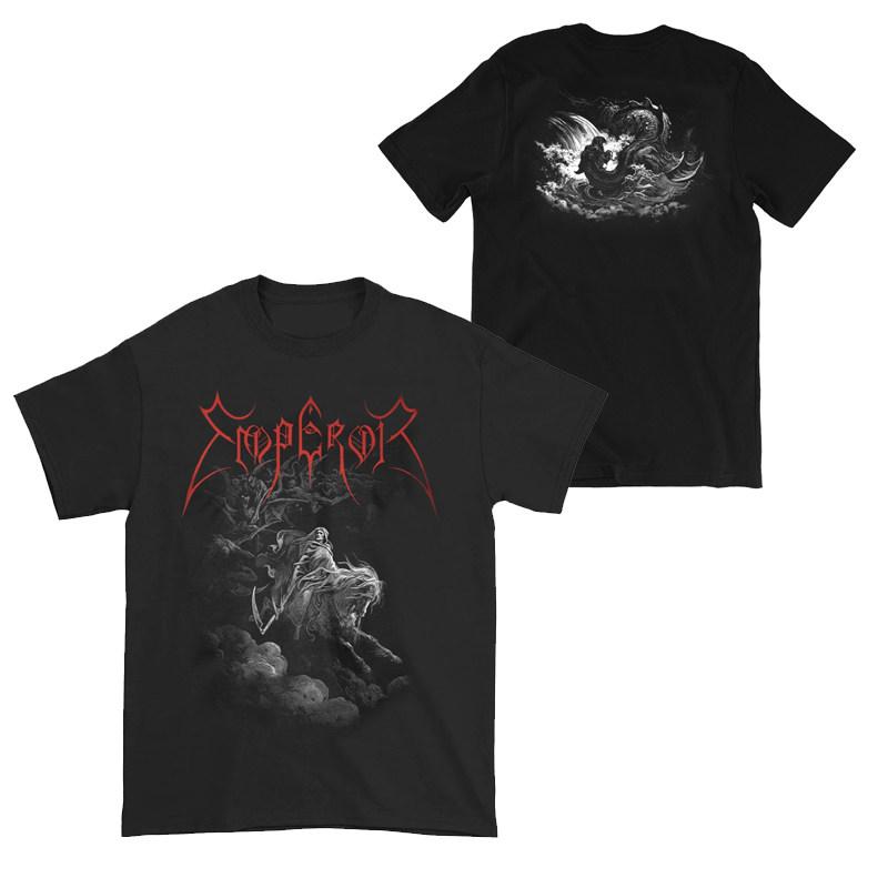 New 1991 Emperor  Dark Style Norwegian Black Metal Rock American Retro Mens ShortSleeved TShirt