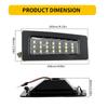 2PCS LED Number Plate Lamp For Mazda CX-3 2016-up 3 Axela BM/BN 2013-2018 3 (Gen3) 2014-2018 White License Plate Light Assembly