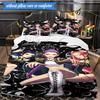 Kpop cartoon 3pcs K-pop music group Bedding set,Ideal for Bedroom, Dormitory,Including Duvet Cover And 2pcs Pillowcases,Fan gifts