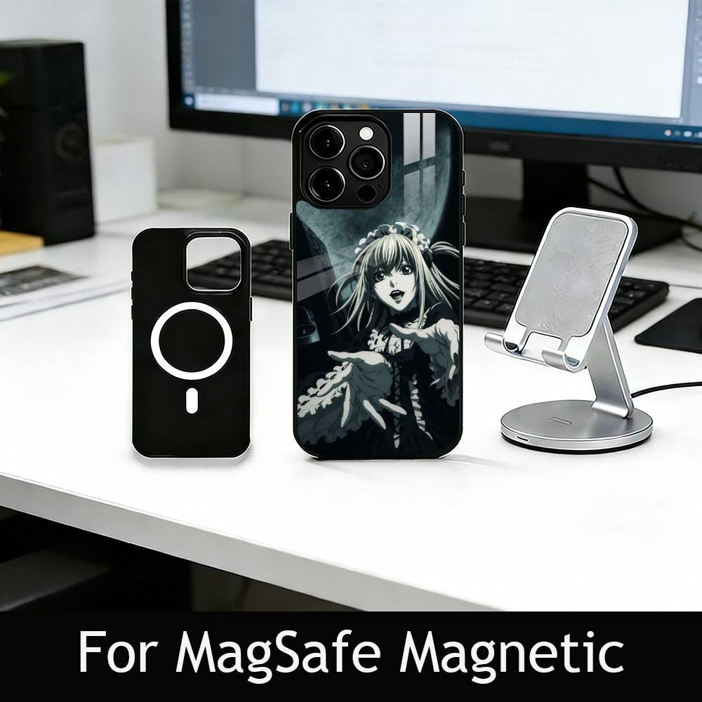 Misa Amane Phone Case For iPhone17,16,15,14,13,12,11 Plus,Pro Magnetic For Magsafe Wireless Charging