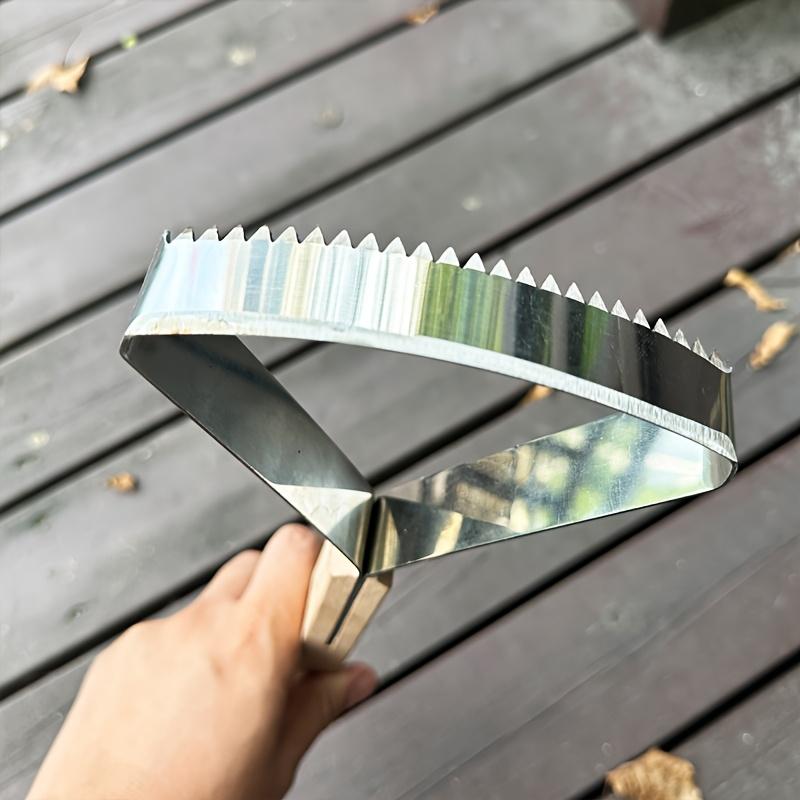 1pc Heavy-Duty Manual Weed Puller Tool with Soil-Piercing Tip & Root Extraction - Lawn Mower Compatible for Garden, Sidewalk, Driveway