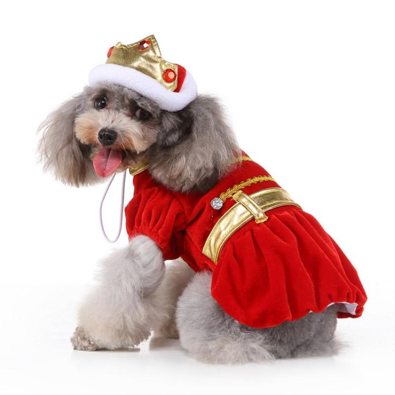Funny Dog Christmas Halloween Costumes Pet Two-legged Clothes Party All Sizes