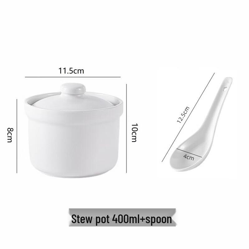 Ceramic Double Boiler Steaming Bowl